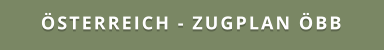 Österreich - Zugplan ÖBB