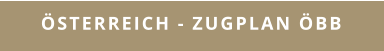 Österreich - Zugplan ÖBB